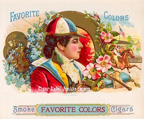 Favorite Colors inner cigar label