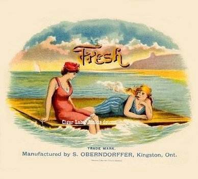 Fresh- cigar box label