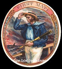 First Mate cigar label