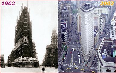 Flatiron Building compare cigar box label