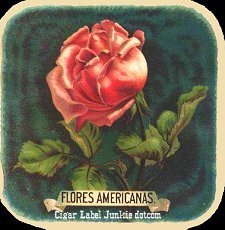 Flores Americanas cigar label