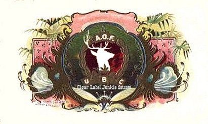 AOF- cigar box label
