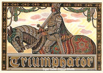Triumphator- cigar box label