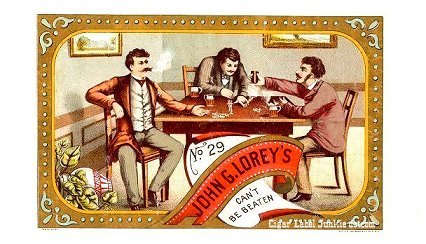 John Loreys- cigar box label
