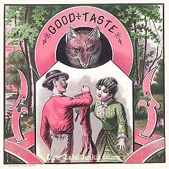 Good Taste- cigar box label