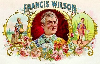 Francis Wilson cigar box label