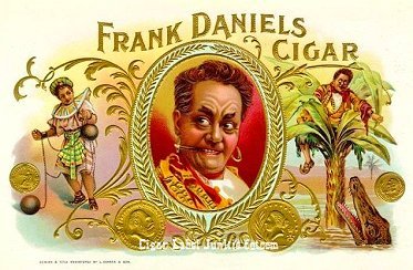 Frank Daniels cigar box label