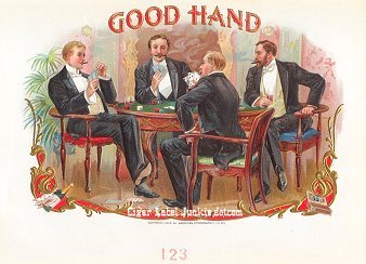 Good Hand- cigar box label