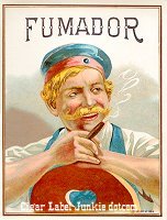 Fumador outer cigar box label