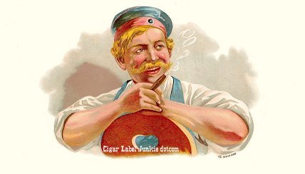 Fumador-cigar box label