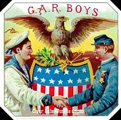 GAR Boys- cigar box label