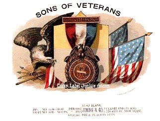 Sons of Vets- cigar box label