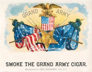 Grand Army of the Republic- cigar box label