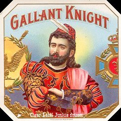 Gallant Knight outer cigar label
