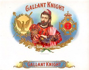 Gallant Knight inner cigar label