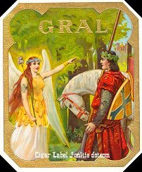 Gral- cigar box label