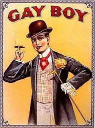 Gay Boy cigar box label