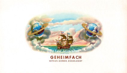 Geheimfach inner cigar label