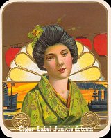 Geisha-cigar box label