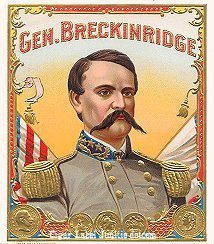 Gen Breckinridge cigar box label