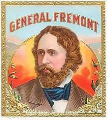 Gen Fremont cigar box label