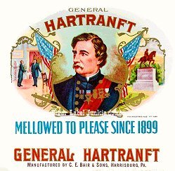 Gen Hartranft cigar box label