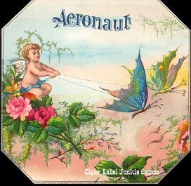 Aeronaut- cigar box label