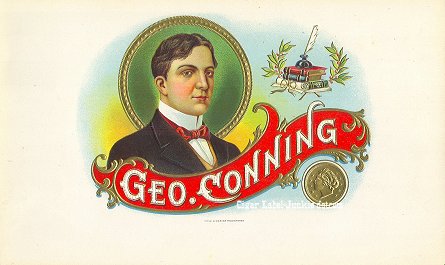 Geo Conning-inner cigar label