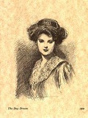 Gibson Girl cigar box label