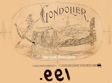 Gondolier- cigar box label