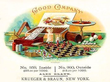 Good Company- cigar box label