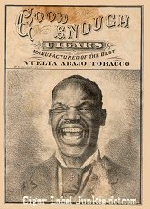 Good Enough cigar box label