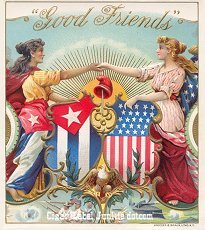 Good Friends cigar label