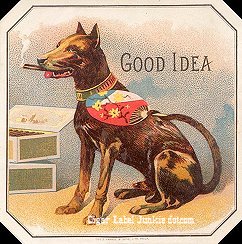 Good Idea- cigar box label