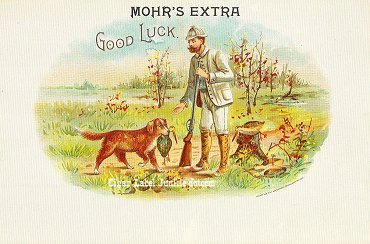 Good Luck-cigar box label