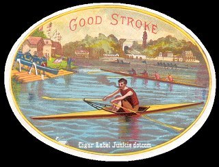 Good Stroke- cigar box label