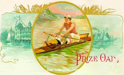 Prize Oar- cigar box label