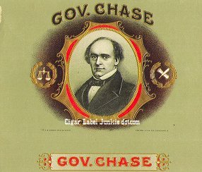 Gov Chase inner cigar label