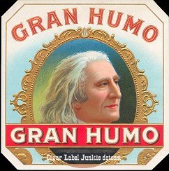 Franz Liszt cigar box label