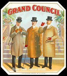 Grand Council outer cigar label