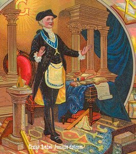 Grand Master close up- cigar box label