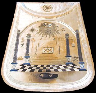 GW Apron- cigar box label