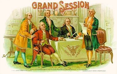 Grand Session cigar box label