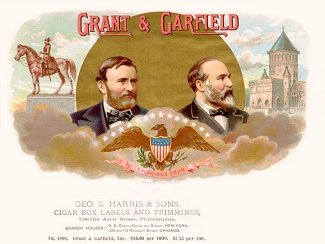 Grant-Garfield cigar box label