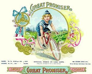 Great Promiser cigar box label