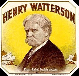 H Watterson cigar box label
