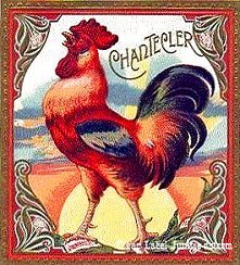 Chantecler- cigar box label