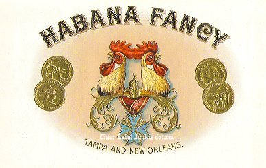 Habana Fancy- cigar box label