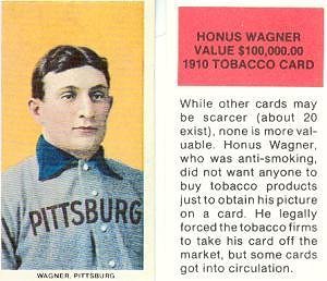 Honus Wagner tc- cigar box label