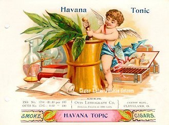 Havana Tonic cigar box label